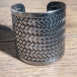 Silver, metal cuff